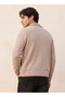 Textured Collared Cardigan - 4
