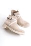 Zrjz01 Premium Orthopedic Zippered Women's Boots Tan Suede - 7