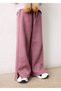 Girl's Wide Leg Sweatpants Dusty Rose 4518 - 2