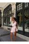 Halter Neck Crop Top and Pleated Skirt Set - 5
