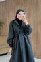 معطف بأكمام بالونية مدخن - 3