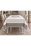 French Guipure Luxury Velvet Tablecloth Gonca - 2