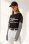 Women's Brown Blouse with Sleeve Detail and Soft Texture Blz-19003487 - 5