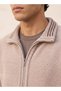Textured Collared Cardigan - 5