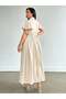 Rochie maxi, crem - 5