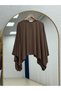 Dilendam Asymmetric Cut Slit Short Blouse-Eu3515 Earth - 2