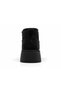 Suede Ultra Mini Platform Sole Boots with Plush Fur Inside - 5