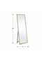 Modern Tall Standing Mirror with Wooden Frame - 3