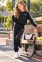 Girl's Suit Long Sleeve 3 Ip Şrd New Print Sleeves Striped Leg Detail Set Syh - 4