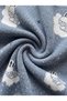 Knitted Steel Knit Baby Blanket for Girls and Boys 95X95Cm-Hypoallergenic - 2