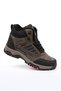 Men's Lace-Up Zippered Fur Lined Water and Cold Resistant Outdoor Trekking Daily Boots 3022 - 2