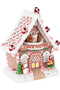 Christmas Decoration Cookie House Illuminated Animated Musical Brown 23X30 Cm. - 3