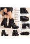 Stylish and Comfortable Women's Boots with Thick Heel and Laces