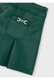 Girl's Leather Skirt Emerald Green 4904 - 4