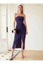 Rochie midi, mov - 5