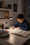 Led Desk Lamp, Articulated, Eye-Friendly Office Study Desk Lamp, Wired Study Lamp, Office Lamp - 2