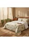 3 Pieces Flat Bedsheet Set with Floral Pattern King Size Bed Pillow Cover Set with 1 Bedsheet, 2 Pillow Cover Bedding Set King (U.K. Standard)) (Cream Green Floral., King (U.K. Standard)) - 6