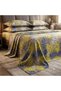 Luxury 3-Piece Cannon Cotton Bedsheet King Size (270x250 cm) – 200 Thread Count Flat Sheet with 2 Pillow Covers, Soft Breathable 3-Piece Bedding Set King Size (Multicolor Leaf, King (U.K. Standard))