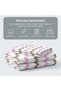 Luxury 3-Piece Cannon Cotton Bedsheet King Size (270x250 cm) – 200 Thread Count Flat Sheet with 2 Pillow Covers, Soft Breathable 3-Piece Bedding Set (Pink, King (U.K. Standard)) - 2