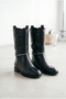 Women's Metal Ring Detailed Short Heeled Casual Ankle Boots - 2