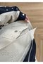Premium Trend Design Embroidered Bird's Eye Detail Adjustable Waist Jacket-Pants 2-Piece Set - 4