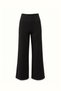 High-Waisted Black Loose Pants