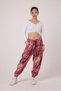 Dried Rose Calligraphy Patterned Unisex Bohemian Hippie Ethnic Shalwar Free Spirit, Ethnic Pattern, Limitless Style! - 2
