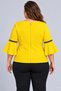 Di̇va Plus Size Volan Sleeved Blouse - 3