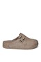Women's Closed-Front Comfortable Soft Eva Sole Suede Look Nubuck Indoor Women's Slippers - 2