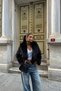 Premium Shawl Collar Faux Fur Jacket - 3