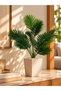 Artificial Feather Palm Plant 75 cm – 18 Leaves – Indoor & Outdoor – Plant Only, No Pot - 5