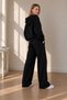 Women's 3 Thread Threaded Compact Palazzo Sweatpants - 3