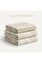 Luxury 3-Piece Cannon Cotton Bedsheet King Size (270x250 cm) – 200 Thread Count Flat Sheet with 2 Pillow Covers, Soft Breathable 3-Piece Bedding Set King Size (Cream., King (U.K. Standard)) - 4