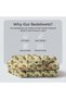 Luxury King Size Bedding Set 3-Piece | Digital Floral Bedsheet | Wrinkle-Free & Easy Care and 1 Flat Bedsheet & 2 Pillow Covers. King (U.K. Standard)) (Cream Floral!, King (U.K. Standard)) - 2