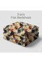 Luxury King Size Bedding Set 3-Piece | Digital Floral Bedsheet | Wrinkle-Free & Easy Care and 1 Flat Bedsheet & 2 Pillow Covers. King (U.K. Standard)) (Multicolor!, King (U.K. Standard)) - 4