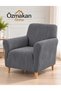 Jacquard Tree Bark Pattern Single Sofa Cover / Sofa Cover 1 Piece - 2