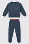 Baby Boy Navy Blue Tracksuit Set with 2 Pockets