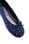 Women's Suede Stone Bow Detailed Flat Ballerinas - 3