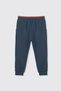 Baby Boy Navy Blue Tracksuit Set with 2 Pockets - 6