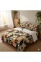 Luxury King Size Bedding Set 3-Piece | Digital Floral Bedsheet | Wrinkle-Free & Easy Care and 1 Flat Bedsheet & 2 Pillow Covers. King (U.K. Standard)) (Multicolor!, King (U.K. Standard)) - 6