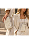 White Sequined Hand Knitted Bag – Embroidered Metal Framed Evening Dress Bag with Chain Strap
