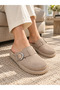 Women's Buckle-Fastened Orthopedic Sole Closed Slippers