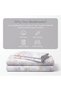 Luxury 3-Piece Turkish Satin Cotton Bedsheet Set – King Size | Ultra Soft, Breathable & Wrinkle-Resistant | Elegant Collection Bedding with 2 Pillowcases (Light Pink Floral, King (U.K. Standard)) - 2