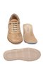 Beige Genuine Leather Women's Casual Shoes - 5