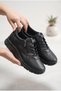 Women's Genuine Leather Comfort Casual Shoes with Laces and Zipper - 3