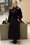 Kahma Detachable Leather Collar Detailed Epaulet Lined Trench Coat