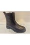 Genuine Leather and Fur Zippered Boots Women's Shoes - 2