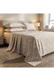 3 Pieces Flat Bedsheet Set with Floral Pattern King Size Bed Pillow Cover Set with 1 Bedsheet, 2 Pillow. Bedding Set (Light Floral Gray, King (U.K. Standard))