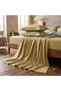 3 Pieces Flat Bedsheet Set with Floral Pattern King Size Bed Pillow Cover Set with 1 Bedsheet, 2 Pillow. Bedding Set (Mustard Blue, King (U.K. Standard))