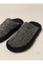 Melinda Women's Black Winter Casual Comfortable No Sound Lightweight Indoor Slippers